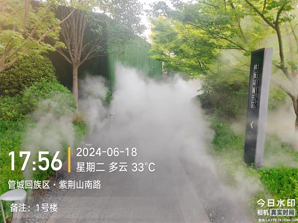 郑州管城区小区造景