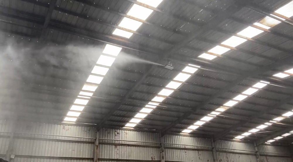 360旋转喷干雾抑尘设备